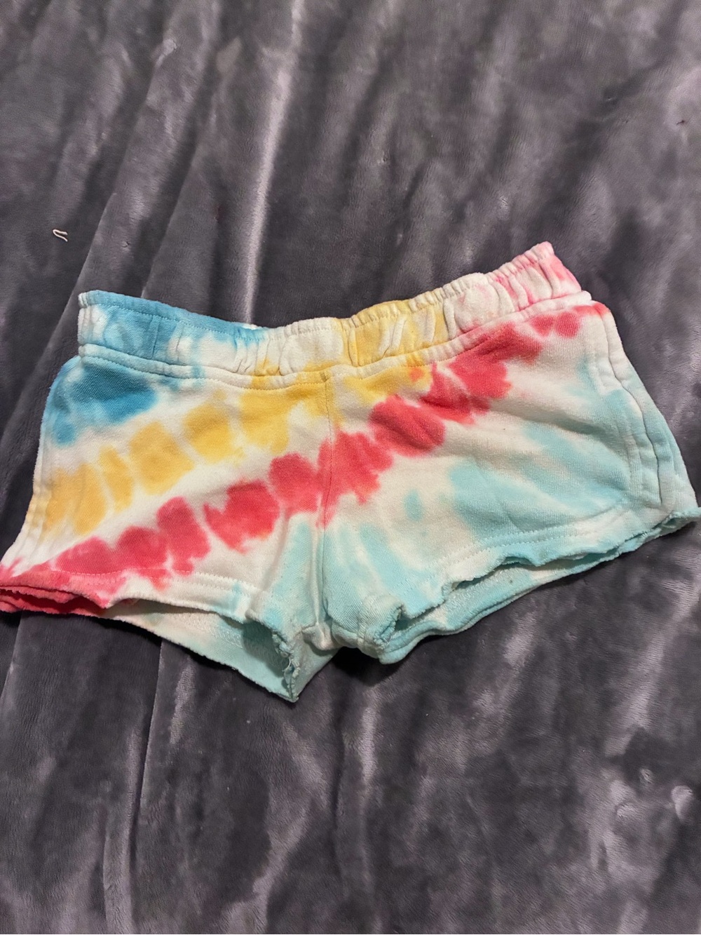 Vintage Havana Vibrant Tie-Dye Sweat Shorts